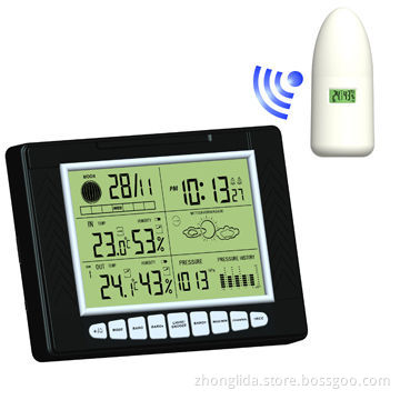 433MHz, Big Size, Wireless Weather Stations with RCC Clock